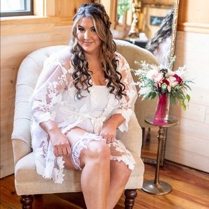 Lace Bridal Robe